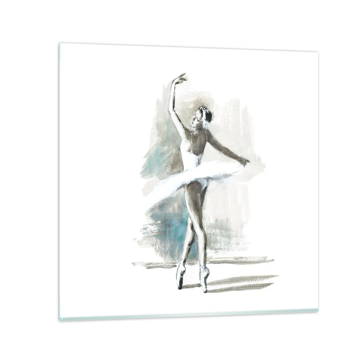 Quadro su vetro - Tramutata in un cigno - 50x50 cm