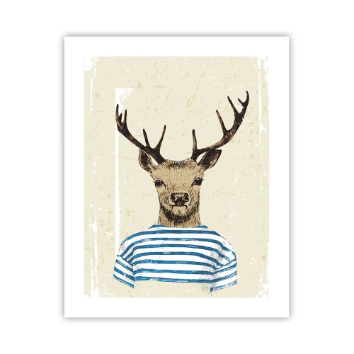 Poster - Mi piacciono le camicie a righe! - 40x50 cm