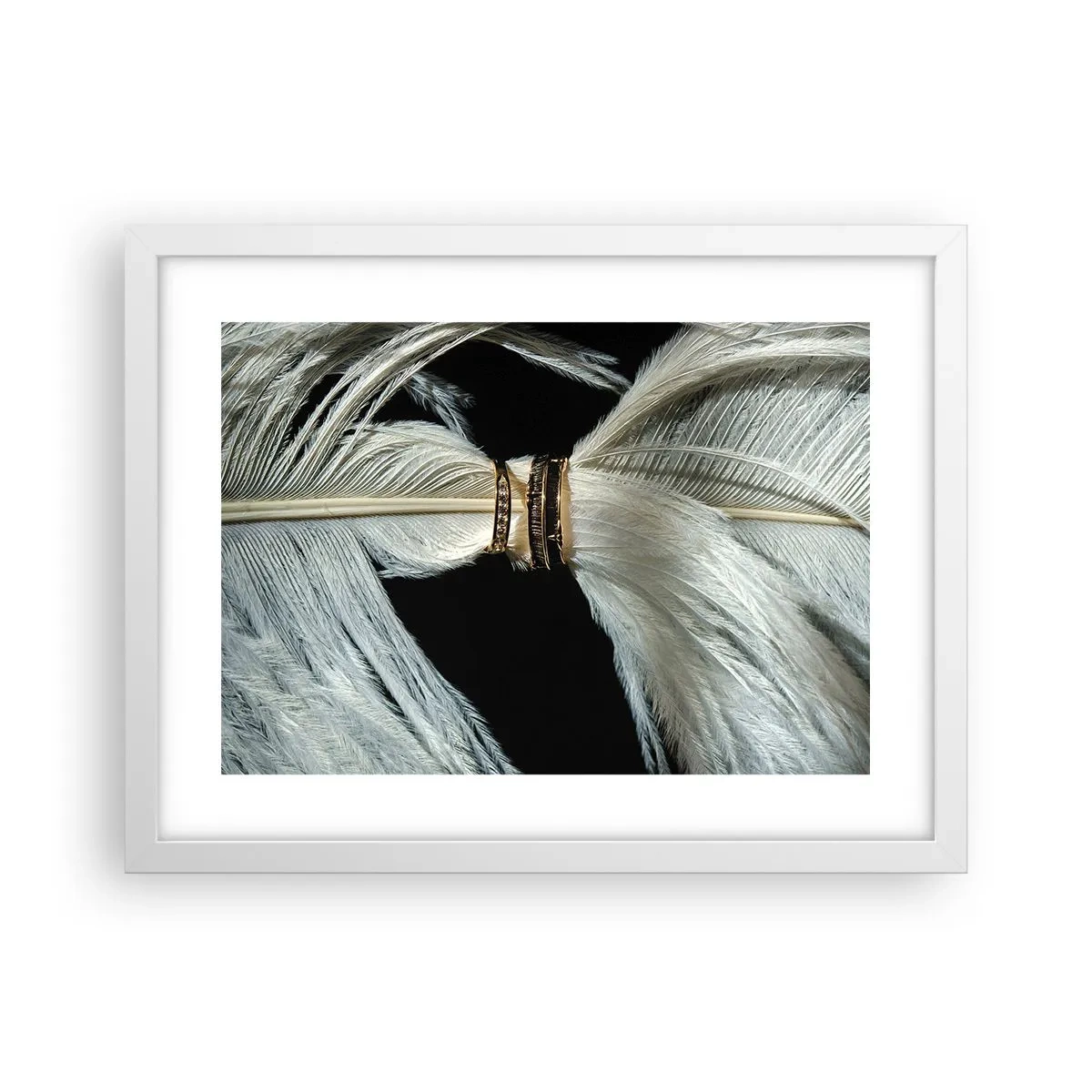 Poster in cornice bianca - ...e non ti lascerò... - 40x30 cm