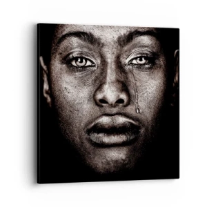 Quadro su tela - Stampe su Tela - Un'unica lacrima - 40x40 cm