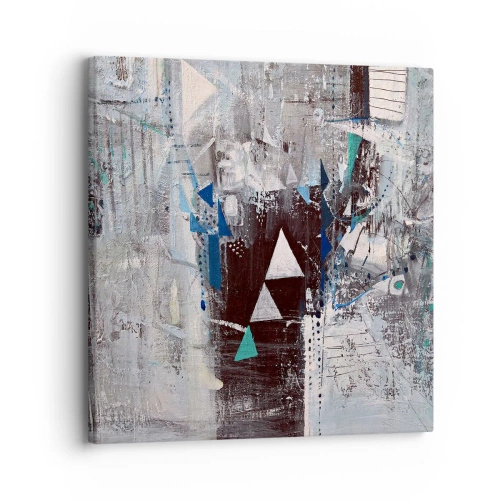 Quadro su tela - Stampe su Tela - L'ordine superiore dei triangoli - 30x30 cm