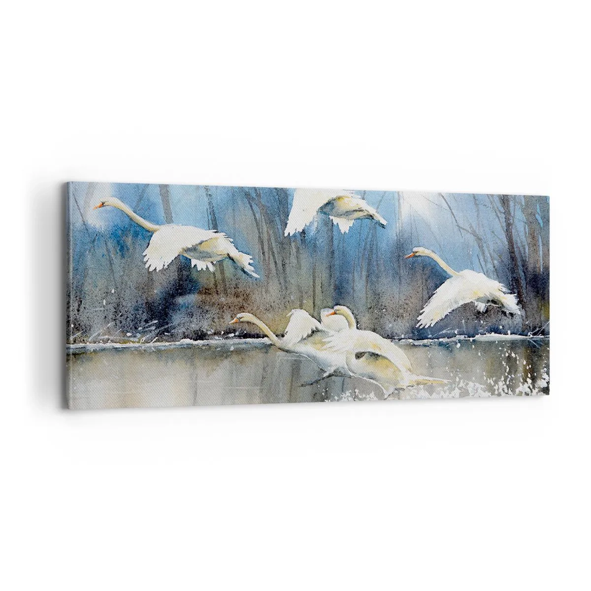 Quadro su tela - Stampe su Tela - Come la favola dei cigni selvatici - 100x40 cm