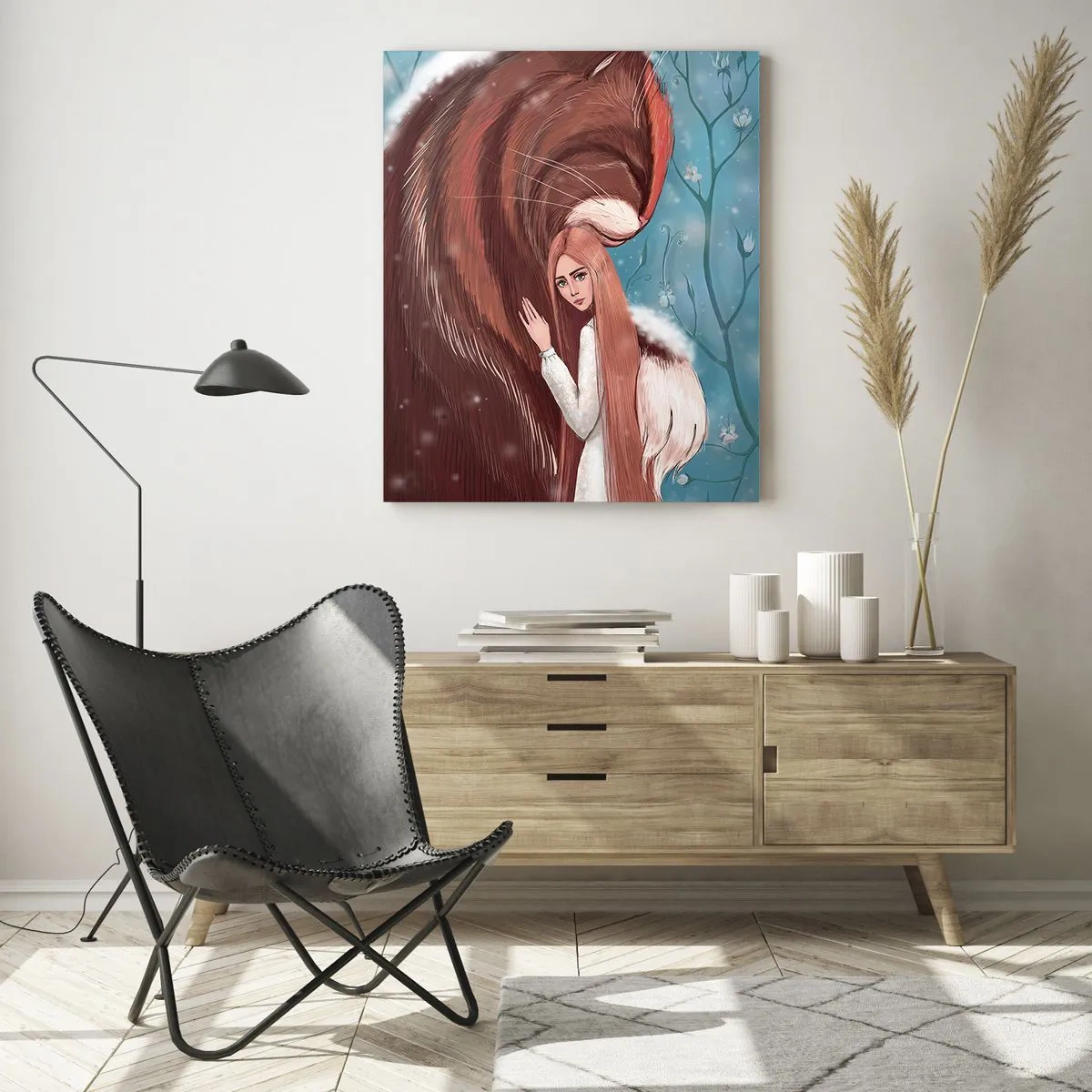 Quadro su vetro - Benvenuti nella favola - 70x100 cm