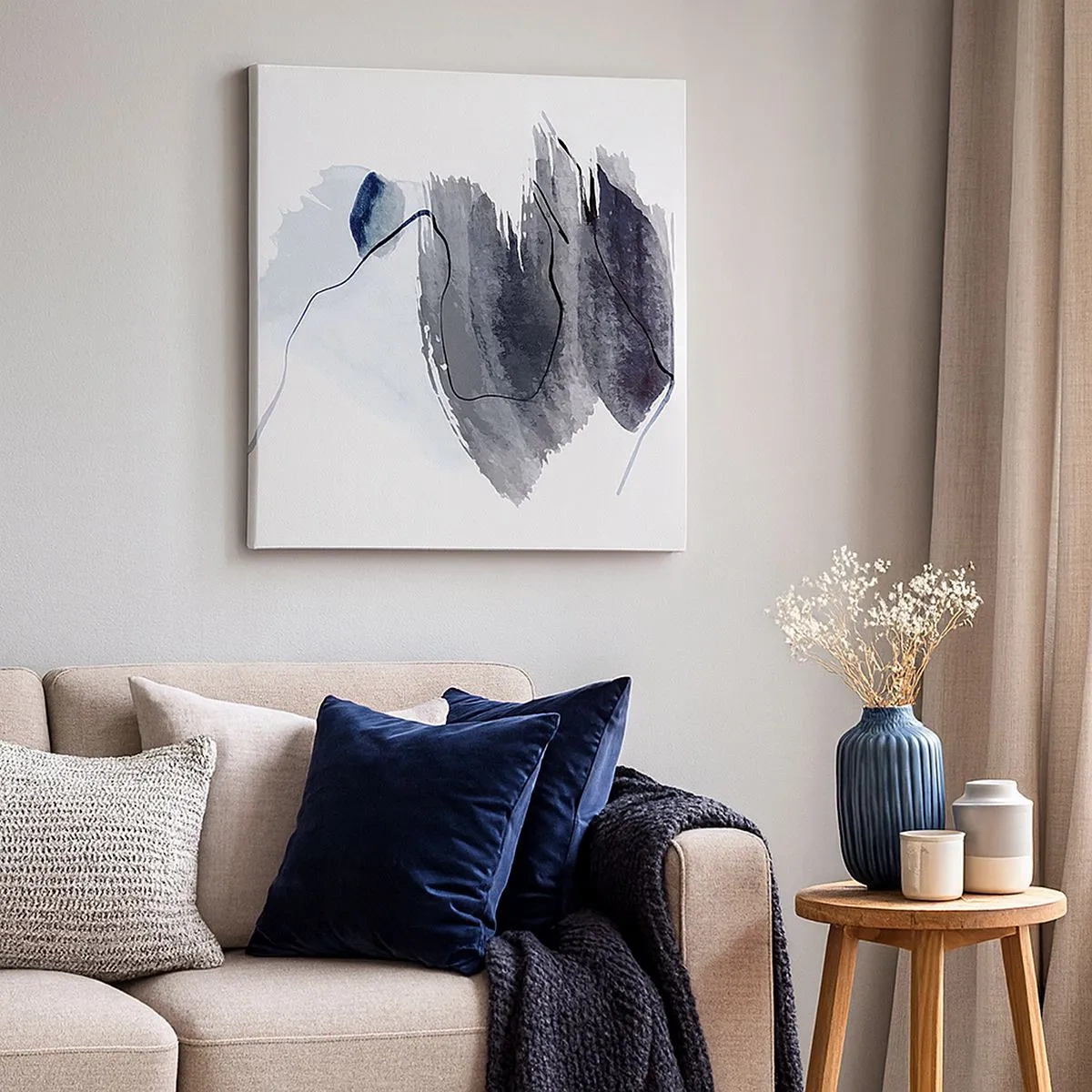 Quadro su tela - Stampe su Tela - Intensità e movimento - 30x30 cm