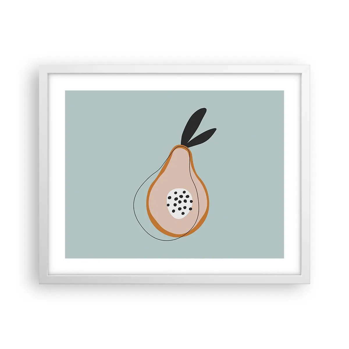 Poster in cornice bianca - Penetrare la natura delle cose - 50x40 cm