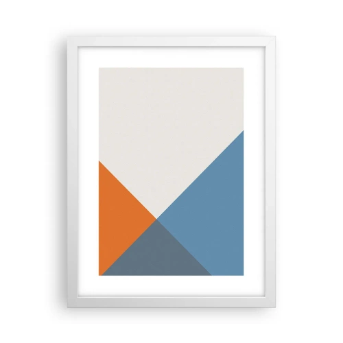 Poster in cornice bianca - Ad angolo... - 30x40 cm