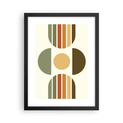 Poster in cornice nera - Nei colori della terra - 30x40 cm