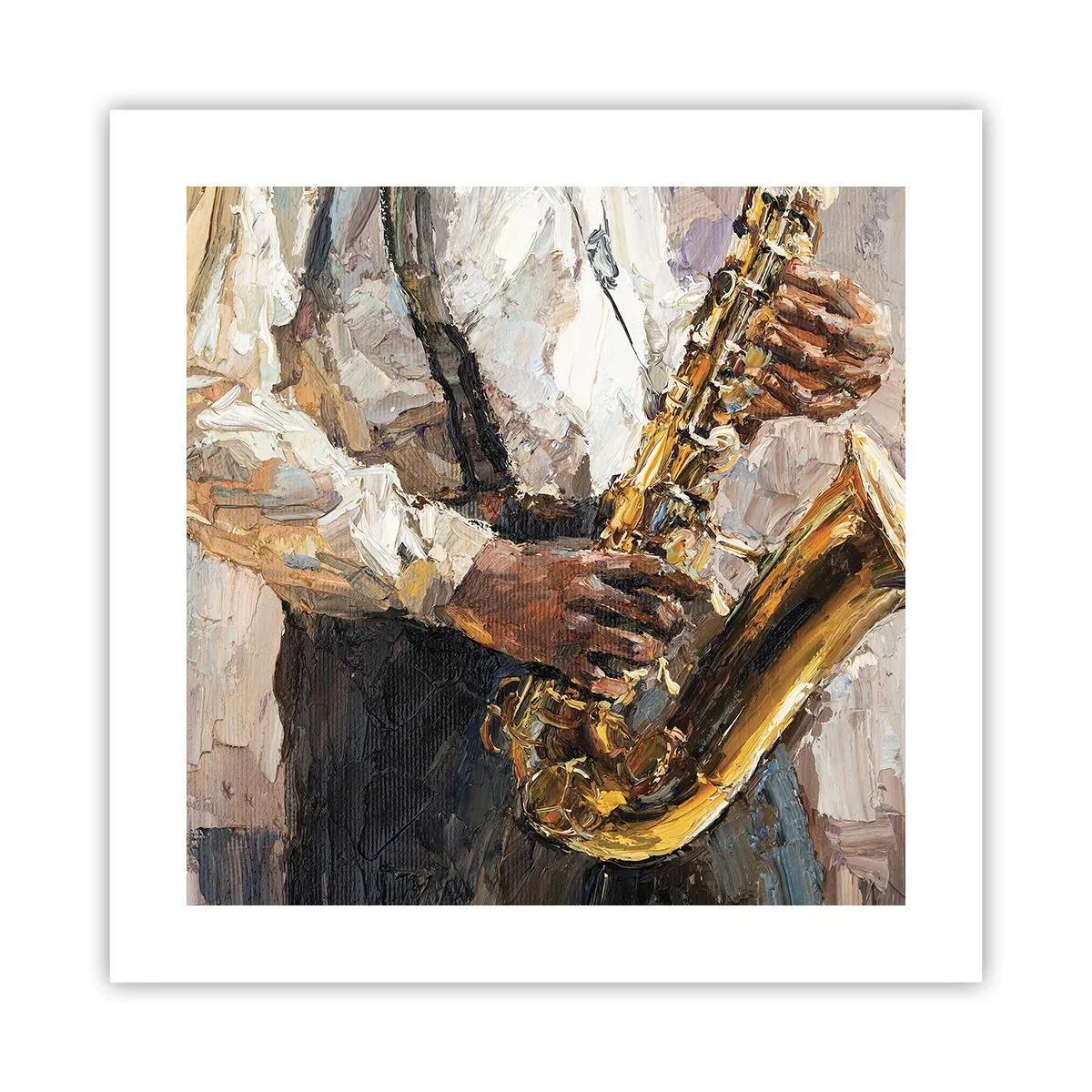 Poster - Tempo di assolo - 40x40 cm