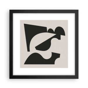 Poster in cornice nera - Kit di montaggio - 30x30 cm