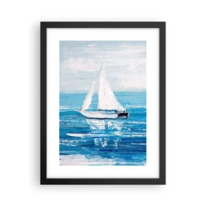 Poster in cornice nera - Con un amico al fianco - 30x40 cm