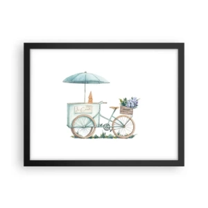 Poster in cornice nera - Dolce ricordo d'estate - 40x30 cm