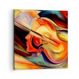Quadro su tela - Stampe su Tela - L'armonia dei suoni - 70x70 cm