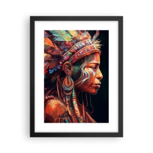 Poster in cornice nera - Rituale magico - 30x40 cm