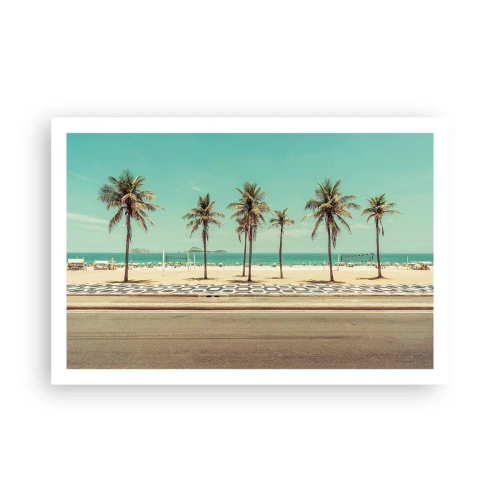 Poster - A guardia della spiaggia - 91x61 cm