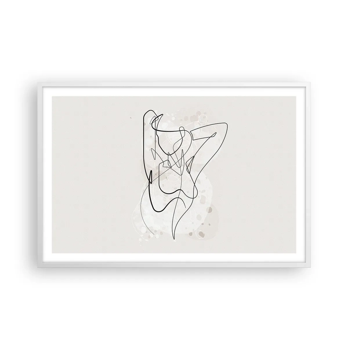 Poster in cornice bianca - L'arte della seduzione - 91x61 cm