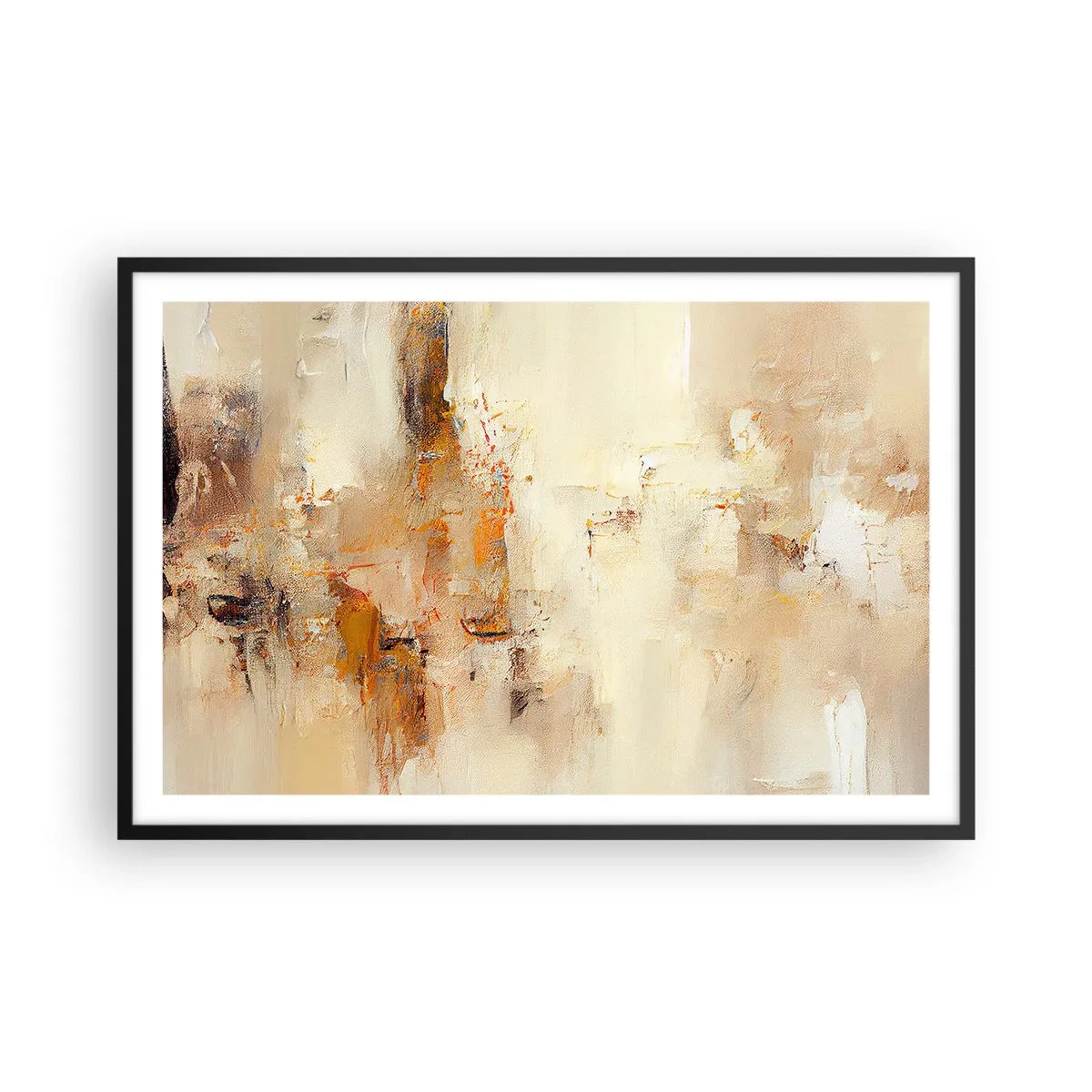 Poster in cornice nera - L'anima dell'ambra - 91x61 cm