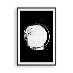 Poster in cornice nera - Una buona soluzione - 61x91 cm