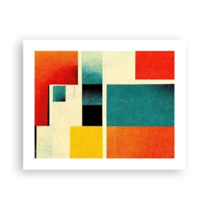 Poster - Astrazione geometrica: energia buona - 50x40 cm