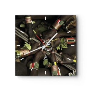 Orologio da parete - Orologio in Vetro - Siamo insieme - 40x40 cm