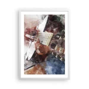 Poster in cornice bianca - E tu che ne pensi? - 50x70 cm