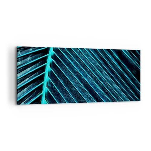 Quadro su tela - Stampe su Tela - La struttura del verde - 100x40 cm