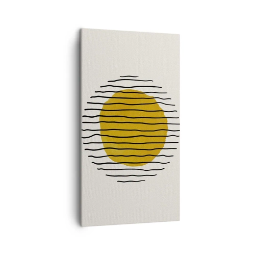 Quadro su tela - Stampe su Tela - Astrazione fremente di calore - 45x80 cm