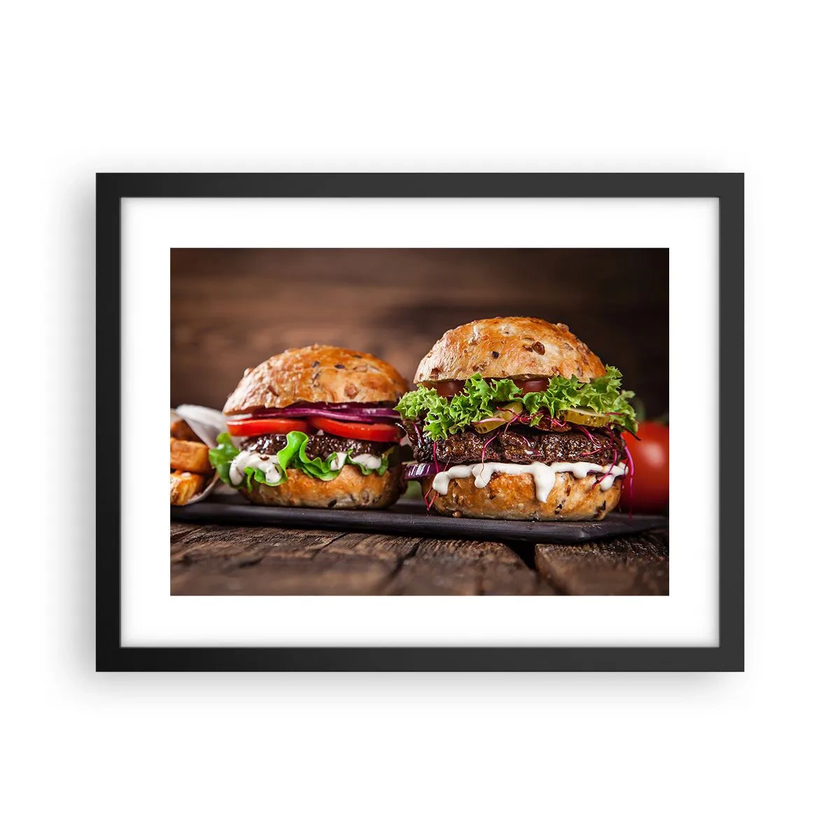 Poster in cornice nera - American dream - 40x30 cm