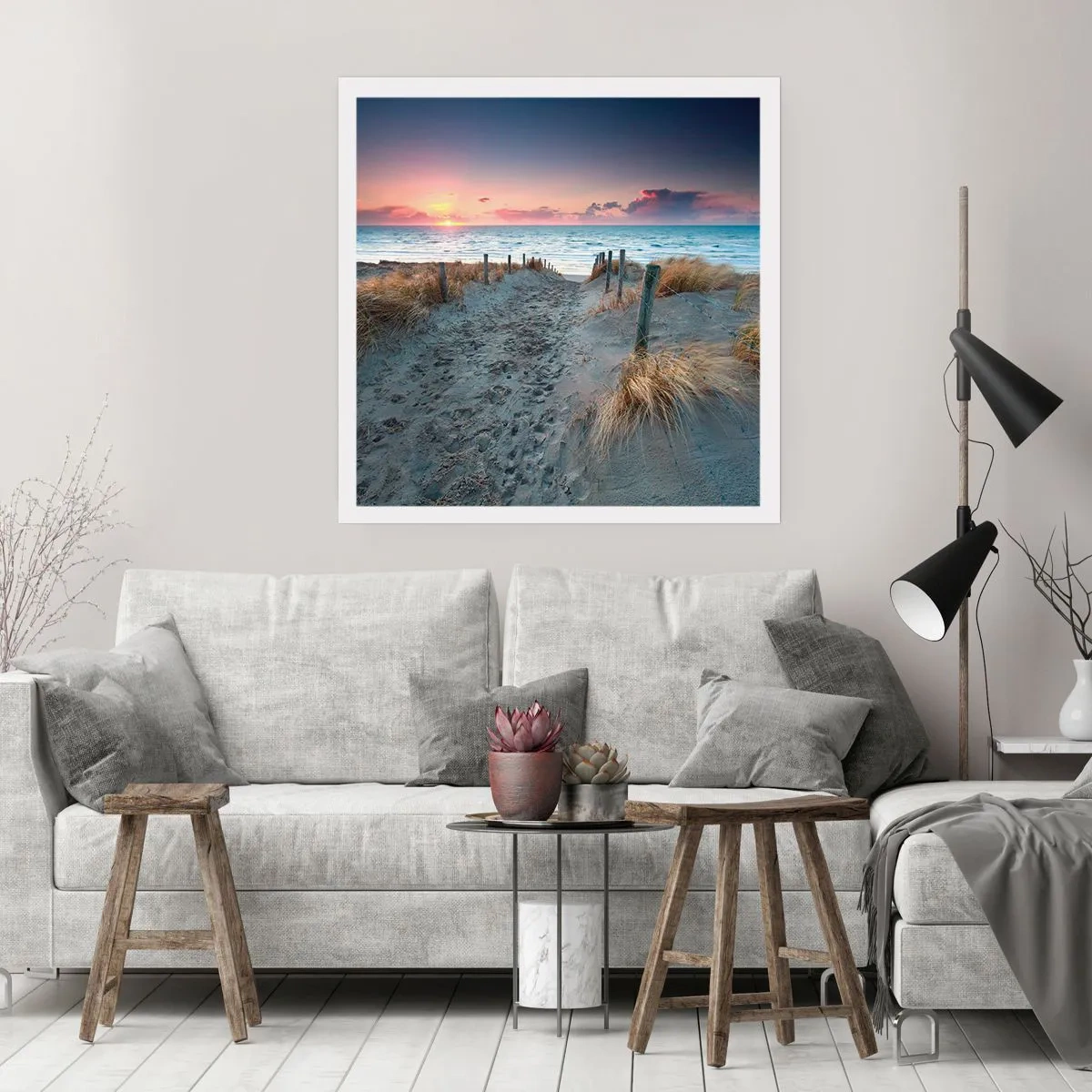 Poster - Hai versato un arcobaleno di luce radiosa... - 60x60 cm