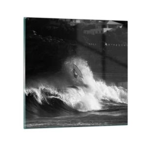 Quadro su vetro - Sfida accettata! - 30x30 cm