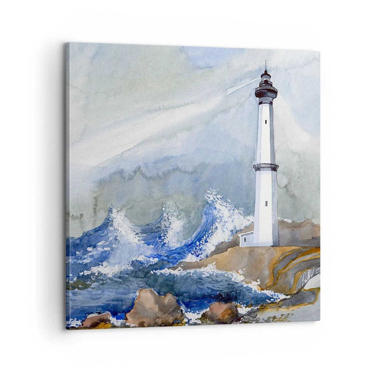 Quadro su tela - Stampe su Tela - Contro il buio e le burrasche - 60x60 cm