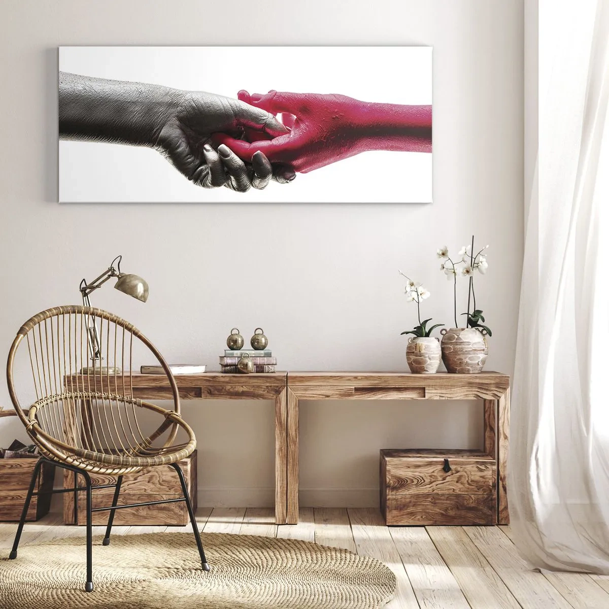 Quadro su tela - Stampe su Tela - Insieme, sebbene diversi - 100x40 cm
