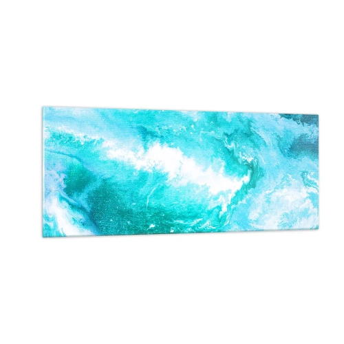 Quadro su vetro - Nel vortice degli elementi - 100x40 cm