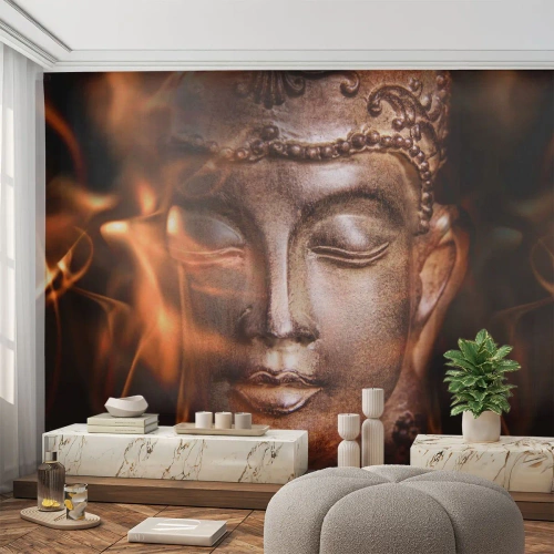 Fotomurale su misura Premium Sand - Esiste solo qui e ora - Budda, Religione, Asia