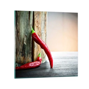 Quadro su vetro - Red hot chili peppers - 30x30 cm