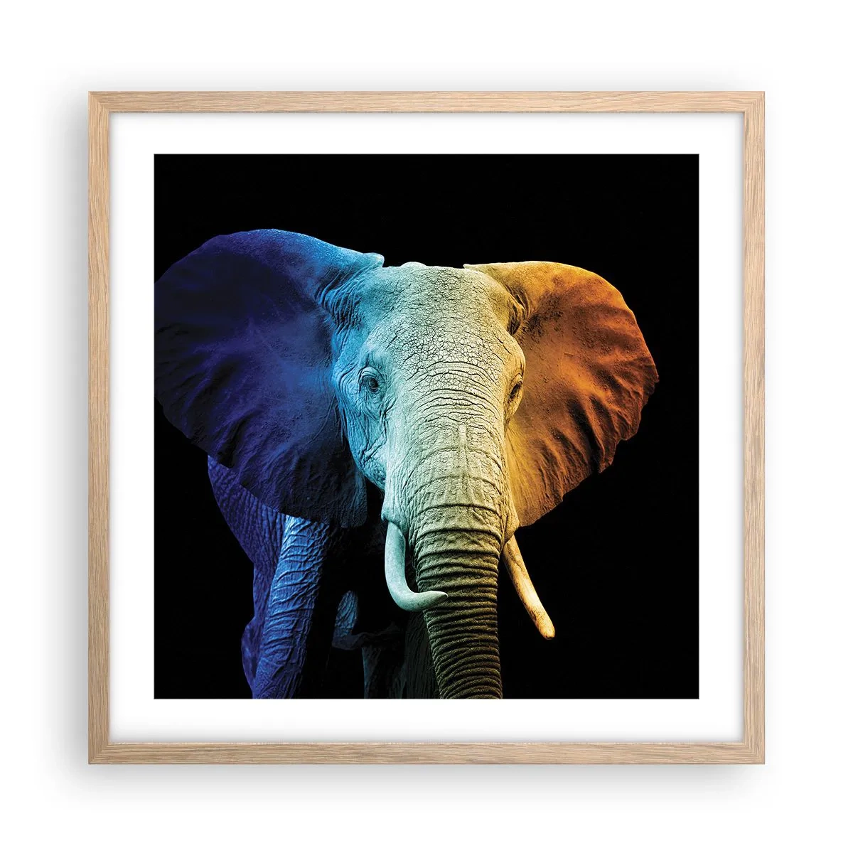 Poster in cornice rovere chiaro - Eccentrico, non strano - 50x50 cm