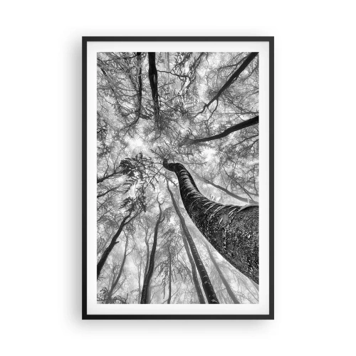 Poster in cornice nera - La corsa verso la luce - 61x91 cm