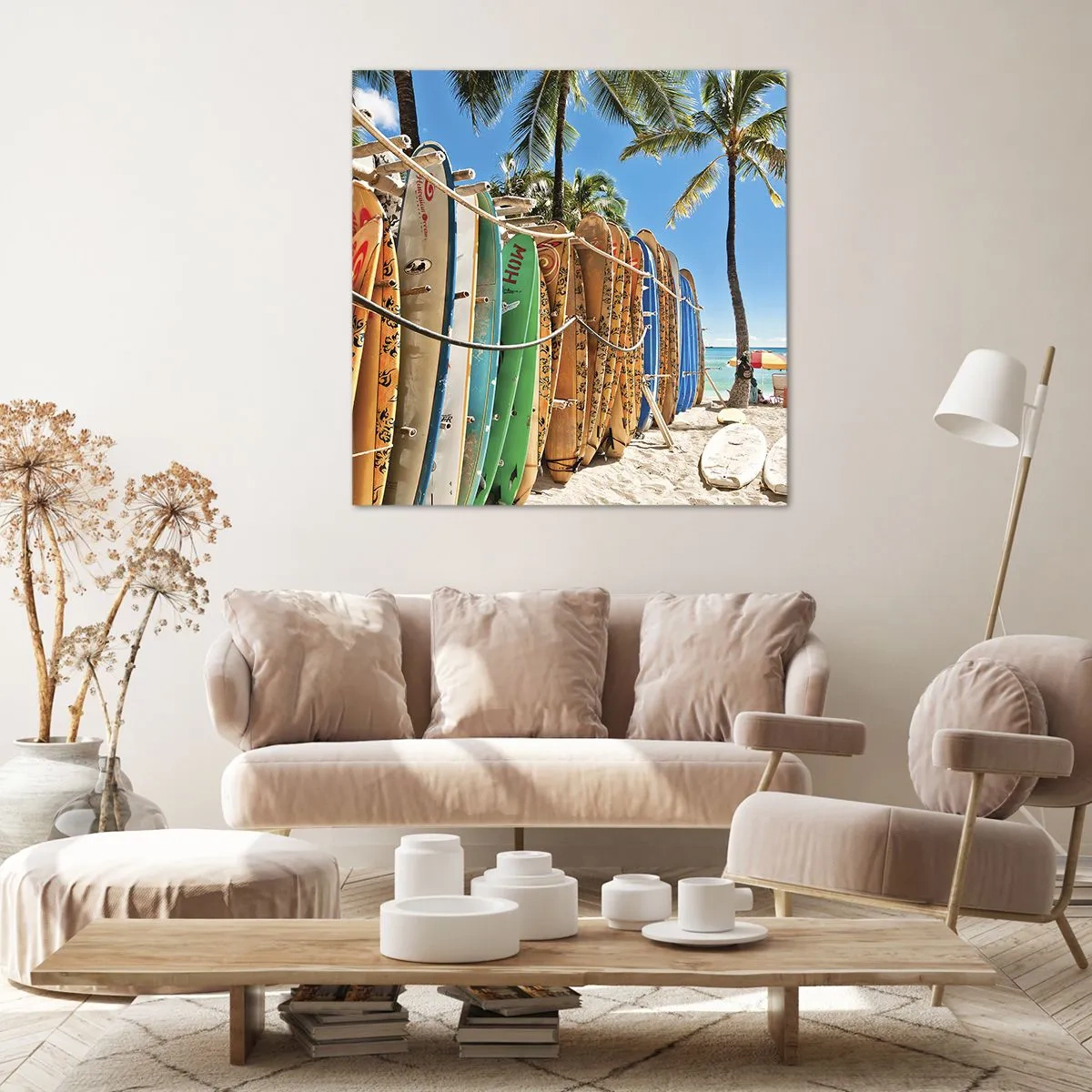 Quadro su tela - Stampe su Tela - Divertimento sotto il sole - 40x40 cm