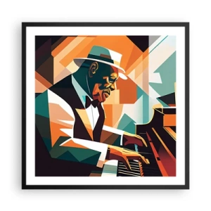 Poster in cornice nera - Tutto il jazz - 60x60 cm