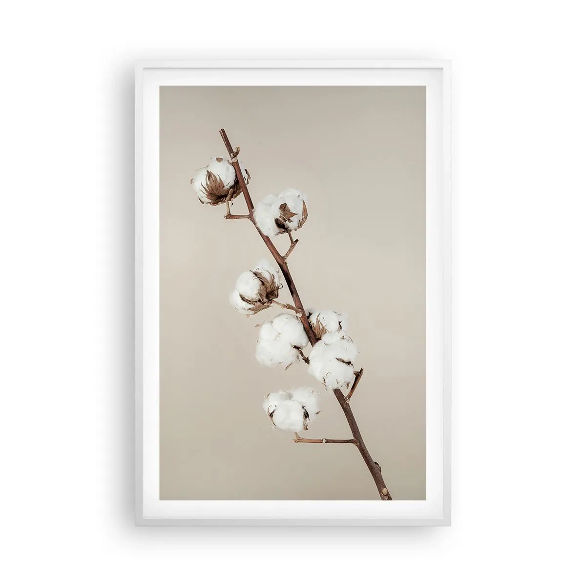 Poster in cornice bianca - Alla fonte della morbidezza - 61x91 cm