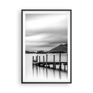 Poster in cornice nera - Mitezza e forza - 61x91 cm