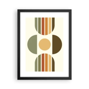 Poster in cornice nera - Nei colori della terra - 30x40 cm