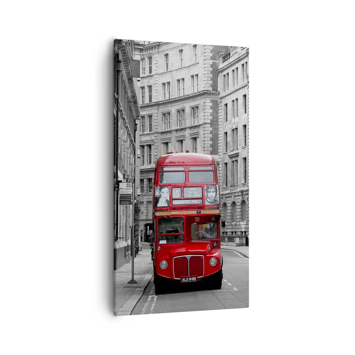 Quadro su tela - Stampe su Tela - Il quotidiano non deve essere grigio - 55x100 cm