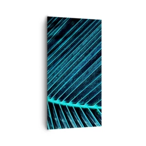 Quadro su tela - Stampe su Tela - La struttura del verde - 65x120 cm