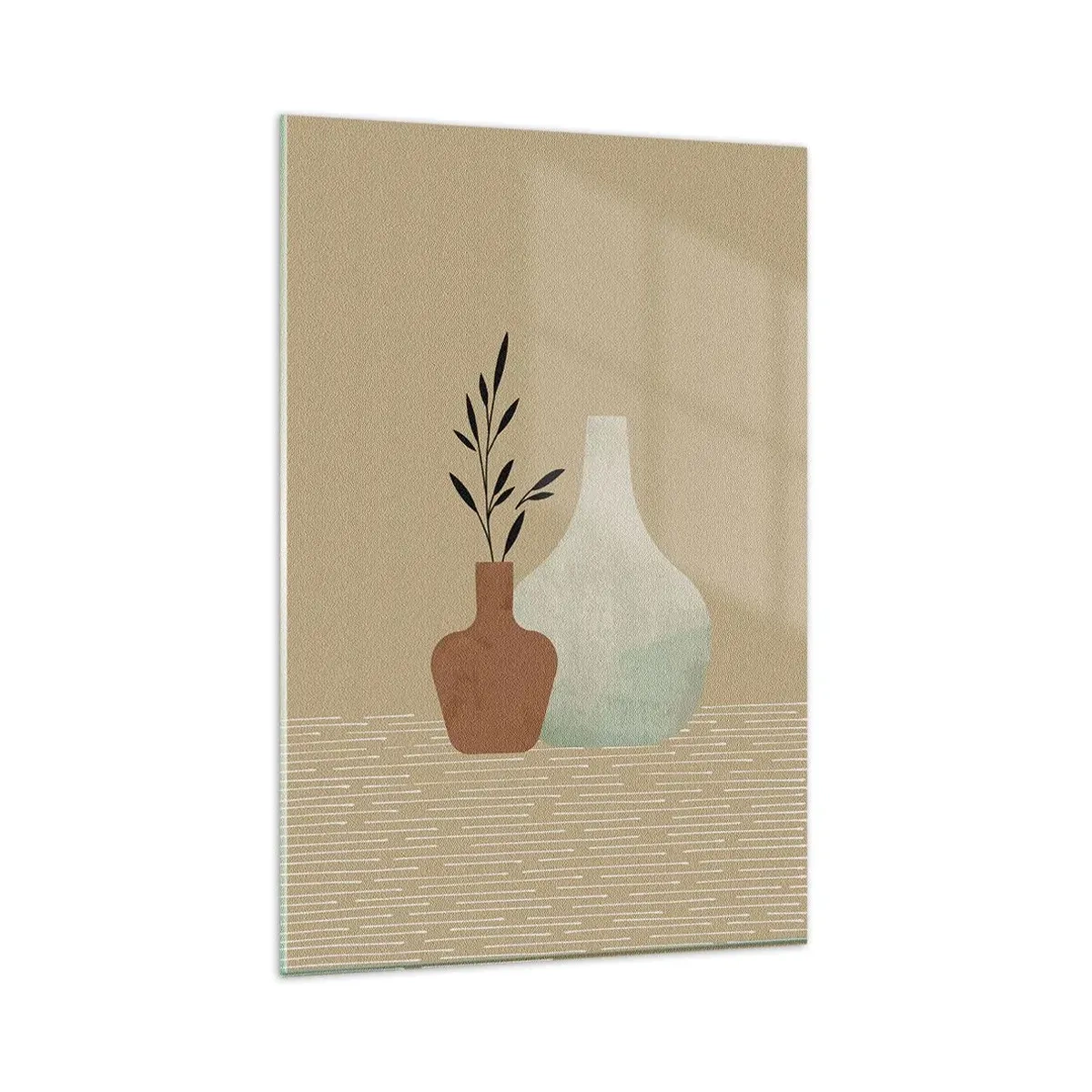 Quadro su vetro - Il vaso e il suo concetto - 80x120 cm