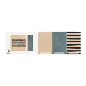 Campione Di Fotomurale Standard Eco - Tutto a posto - Astrazione, Grafica, Minimalismo - 100x30 cm