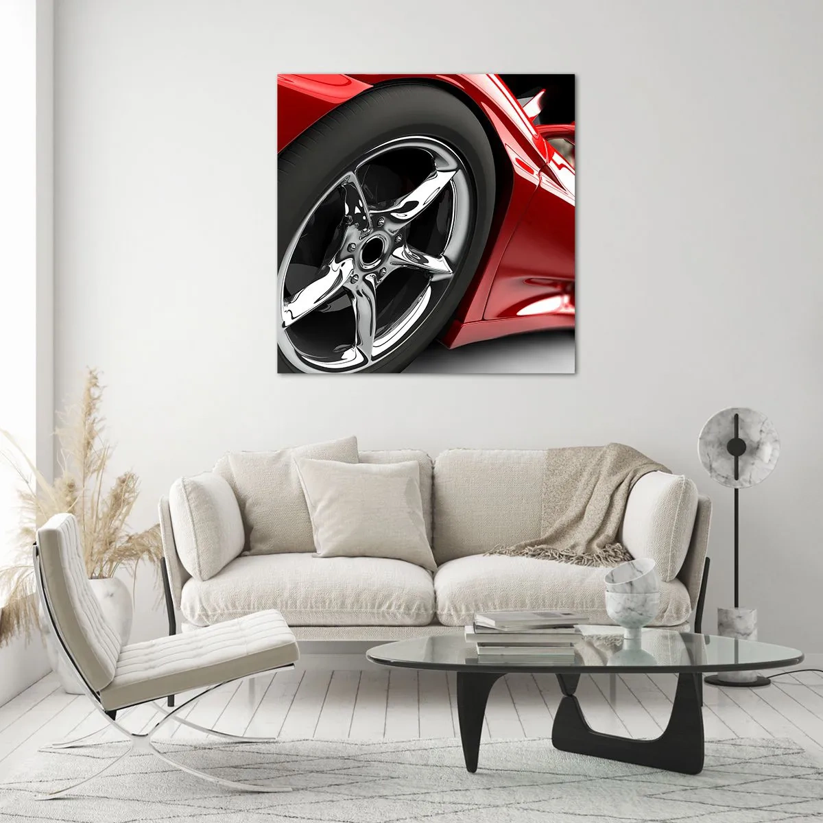 Quadro su vetro - Fatta per la velocità - 60x60 cm