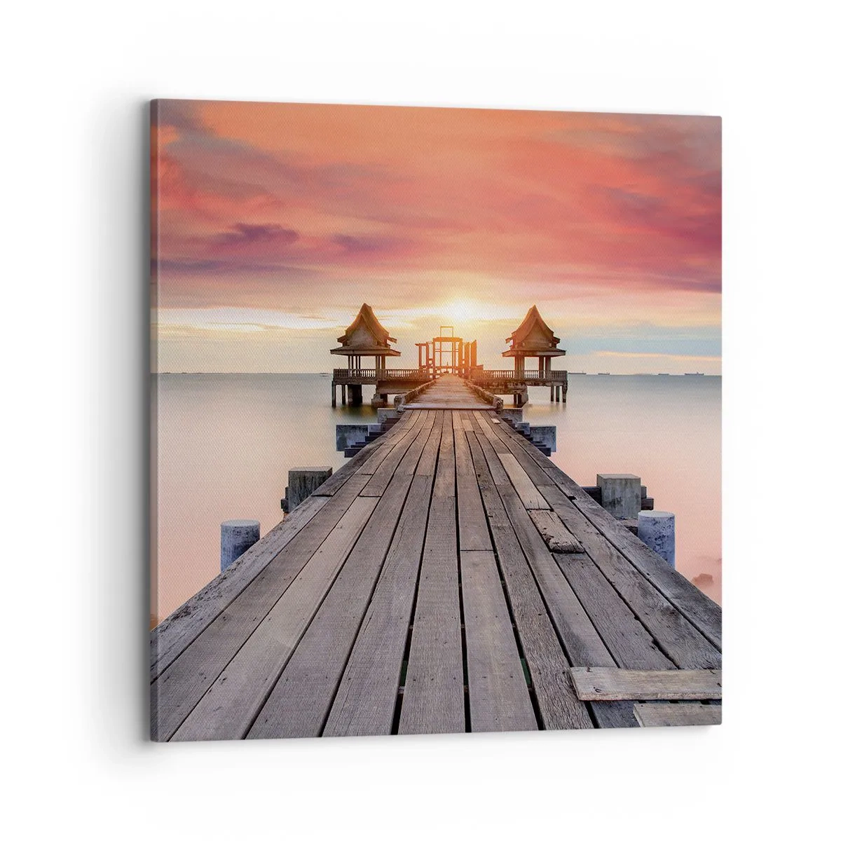 Quadro su tela - Stampe su Tela - Tramonto d'oriente - 70x70 cm