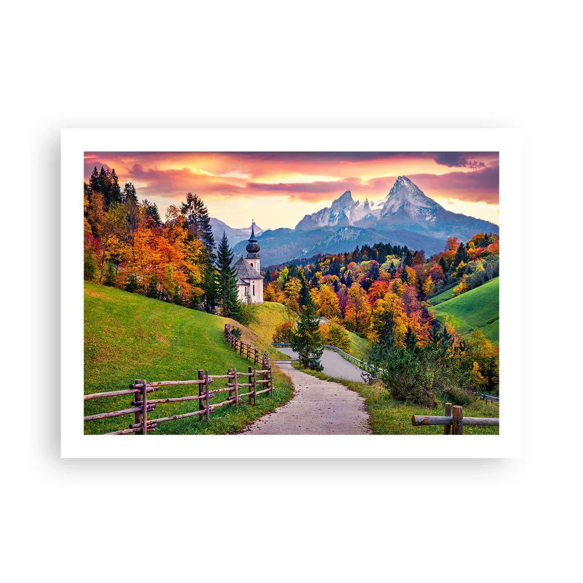 Poster - Un paesaggio come dipinto - 70x50 cm