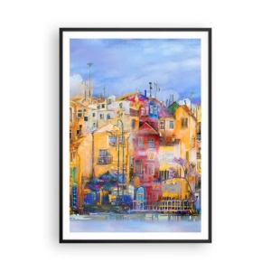 Poster in cornice nera - Siamo insieme - 70x100 cm