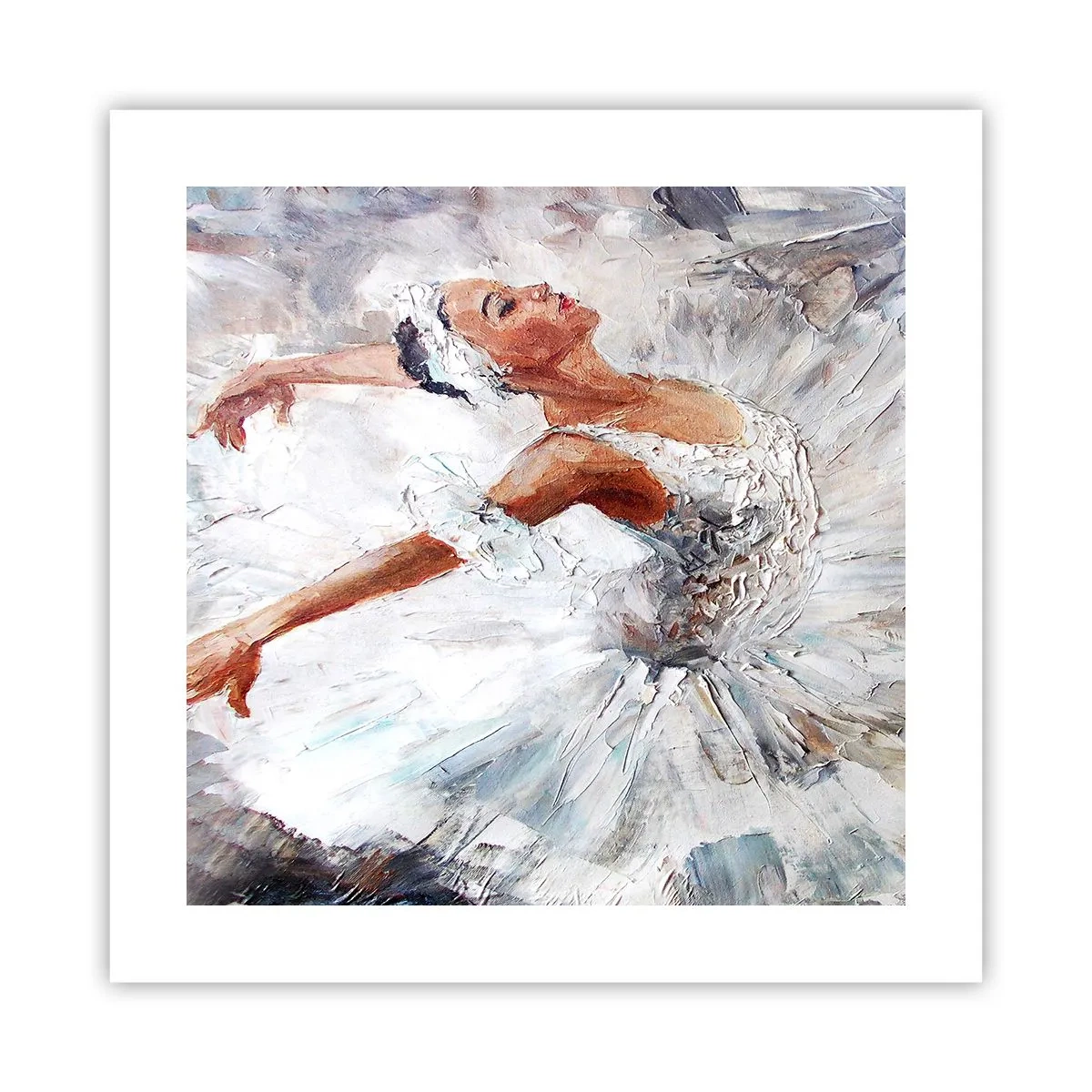 Poster - Delicata e leggera come il tulle - 40x40 cm